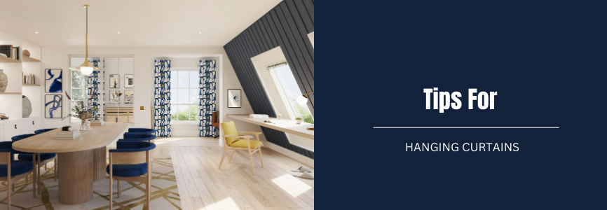 Tips for hanging curtains