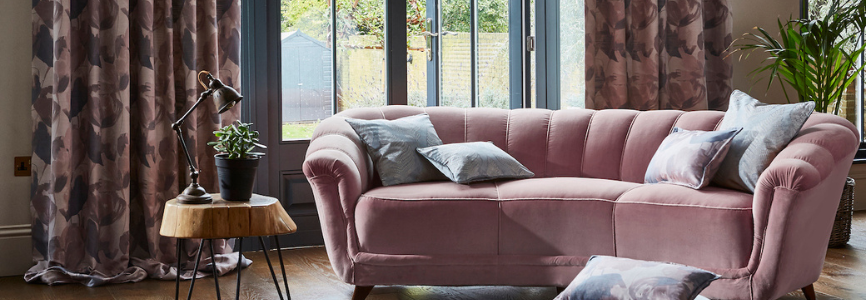 curtains covering bifold doors